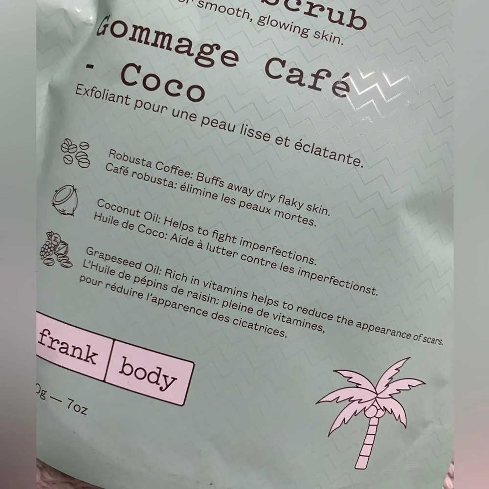 NEW Frank Body Coconut Coffee Body Scrub - Picture 4 of 4